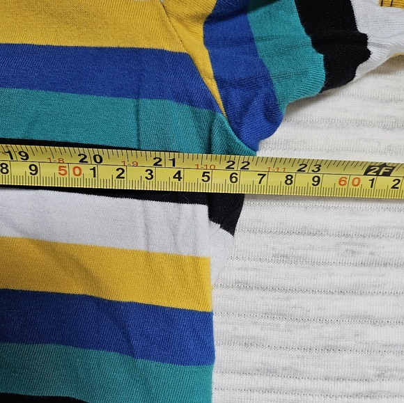 Guess Originals Striped Short Sleeve T-Shirt Men's Medium - Picture 6 of 7